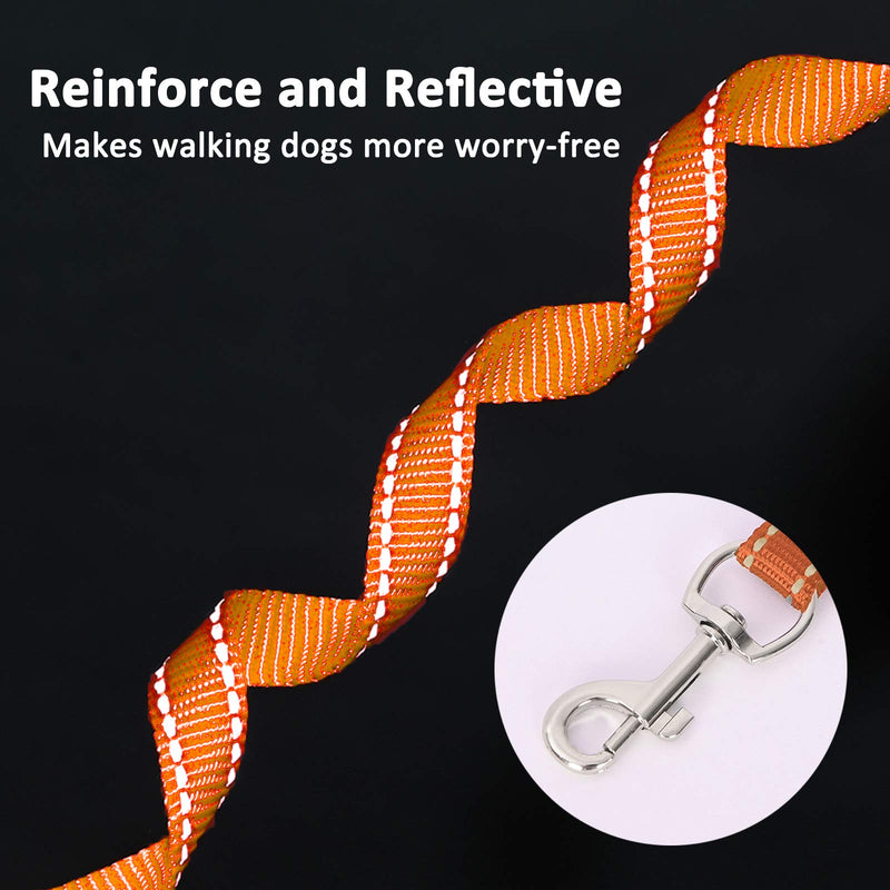 [Australia] - LUCKYPAW Dog Harness and Leash Set for Walking, Escape Proof Vest Harness with Soft Mesh, Adjustable Velcro, Reflective Strips for Kitten Cats and Puppy Dogs XS Orange 