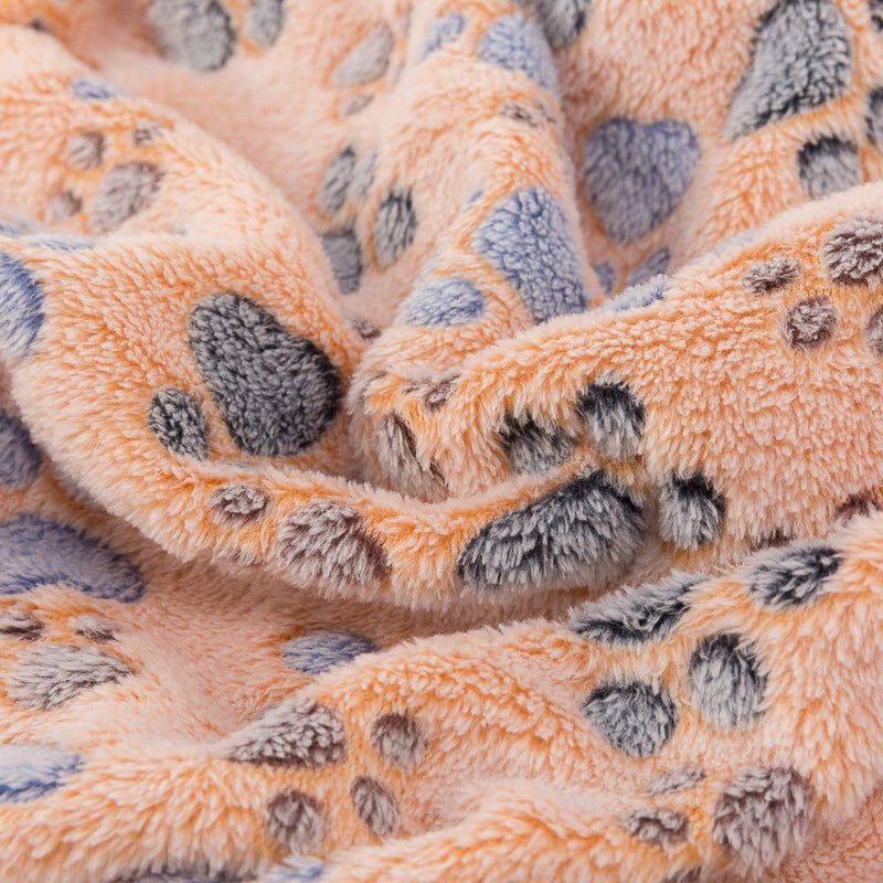 Extra Softness and Fluffy Lightweight Microplush Fleece Pet Blanket for Small, Medium and Large Dogs, Puppies, Cats and Kittens, Brown, 32 x 24 Inches 32" x 24" - PawsPlanet Australia