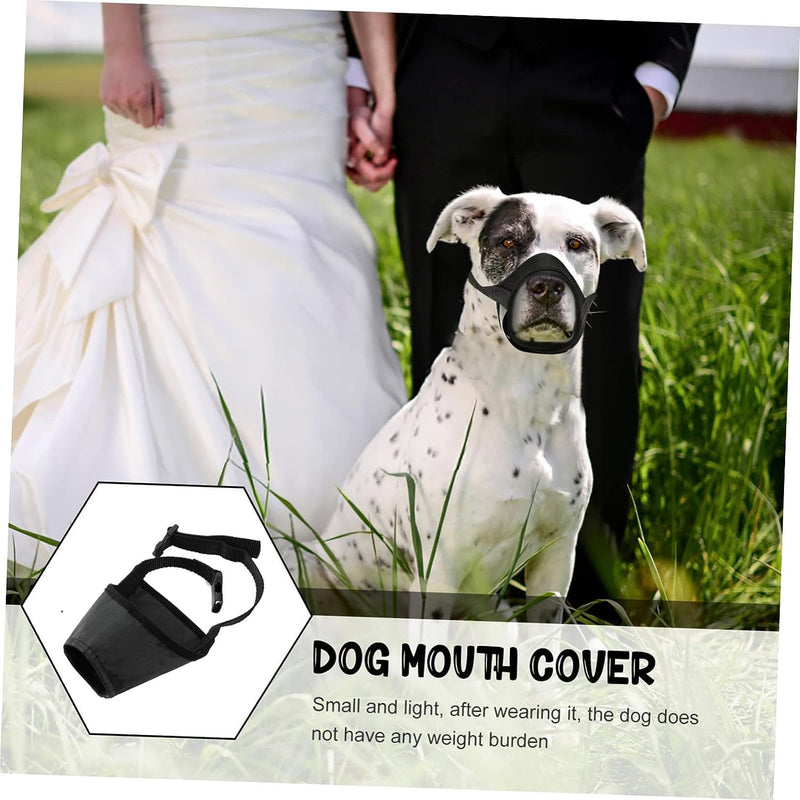 Dog muzzle, adjustable loop, secure, quick fit, muzzles for small, medium, large dogs, black, breathable eating protection, prevents dogs from biting, chewing, destroying and barking - PawsPlanet Australia
