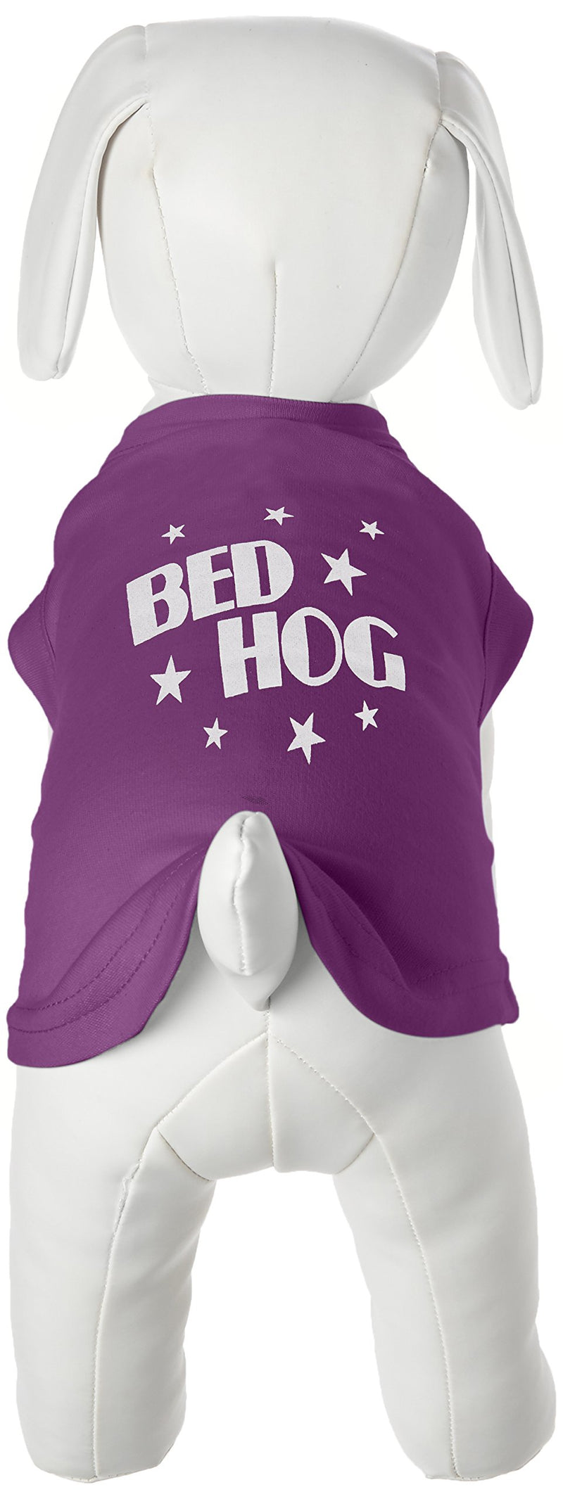 [Australia] - Mirage Pet Products 12-Inch Bed Hog Screen Printed Shirt, Medium Purple 