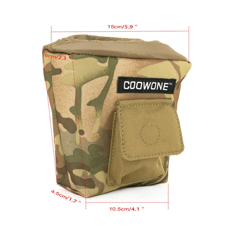 COOWONE Dog Treat Bag Camo Dog Training Pouch Doggie Puppy Snack Bag Dog Treat Carrier Holder with Waist Belt for Pet Training Easily Carry Treat, - PawsPlanet Australia