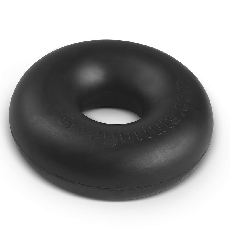 [Australia] - Goughnuts Maxx and Buster Rings – Large Indestructible Dog Chew Toys for Aggressive Power Chewers | for Large Dogs 60, 70, 80, 90, 100+ Pounds | Tough Black Rubber| MaXX(Large, 60-120 Lbs) 
