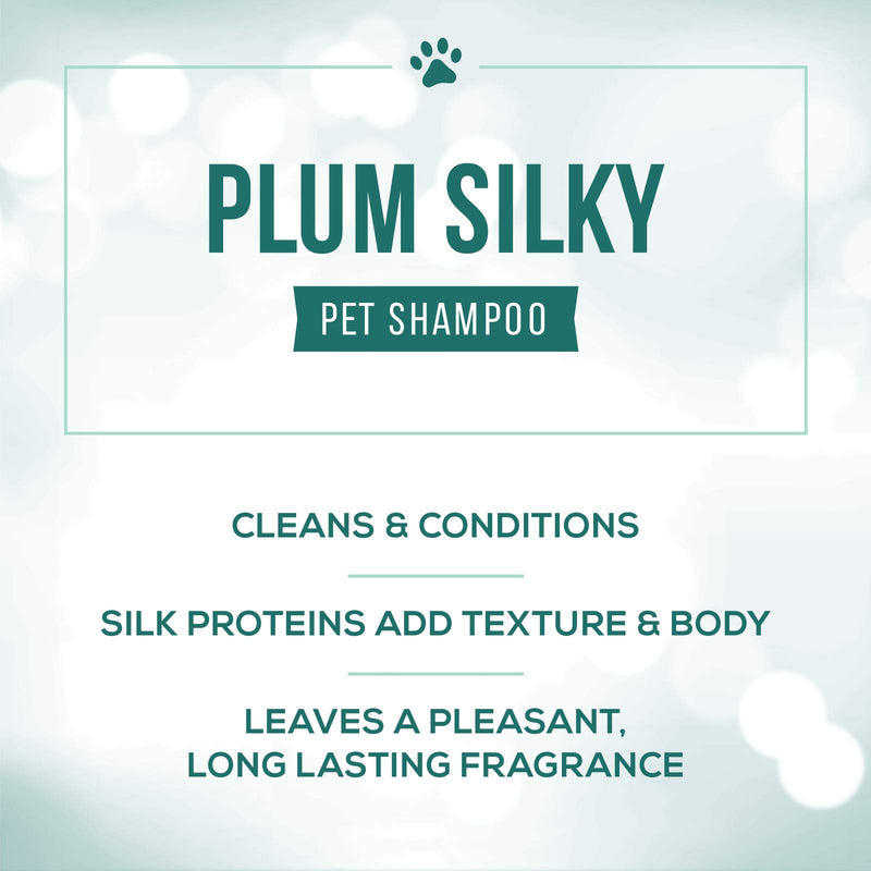 Nature's Specialties Plum Silky Dog Shampoo Conditioner for Pets, Dilutes Up To 24:1 Made in USA 16oz - PawsPlanet Australia