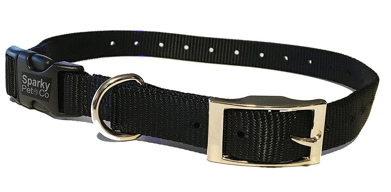 [Australia] - Sparky Pet Collar Compatible 3/4 Nylon Double Buckle Quick Snap Replacement St 