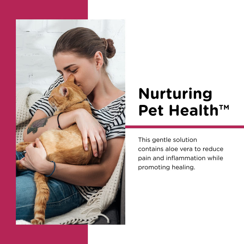 Nutri-Vet Antimicrobial Wound Spray for Cats | Formulated to Sooth Skin with Aloe and Vitamin E | Helps Promote Healing and Reduce Pain | 4 ounces - PawsPlanet Australia