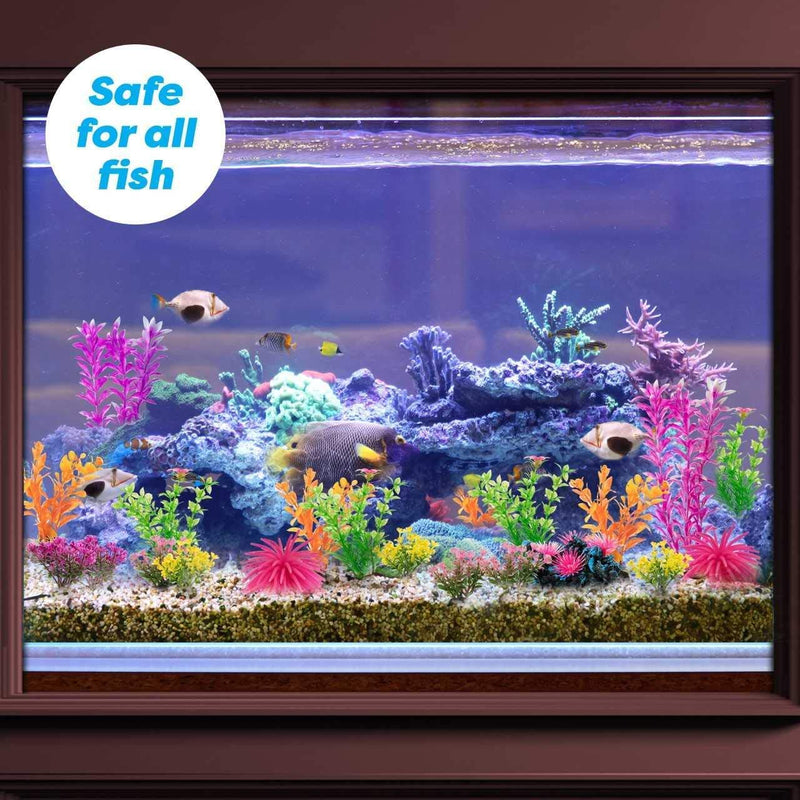 AroPaw Aquarium Decorations 20-30 Pack Lifelike Plastic Decor Fish Tank Plants, Small to Large 20 Pack - PawsPlanet Australia