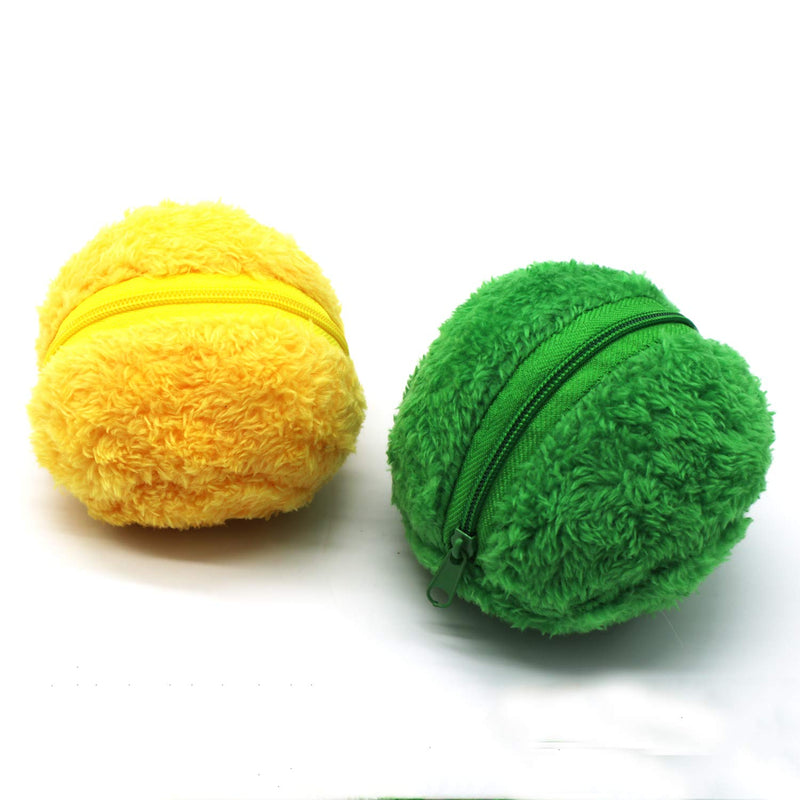 [Australia] - Magic Roller Ball Toy Automatic Roller Ball Magic Ball for Dog 1 Rolling Ball 4 Color Ball Cover Cleaning Home Dog Toys Balls 5 Pack 