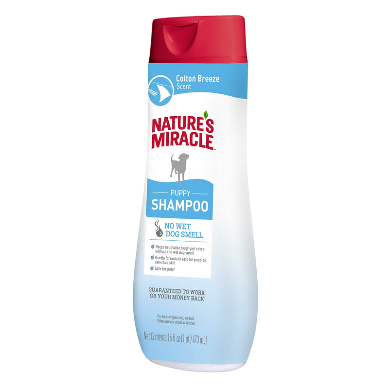 Nature’s Miracle Puppy Shampoo 16 oz Cotton Breeze - PawsPlanet Australia