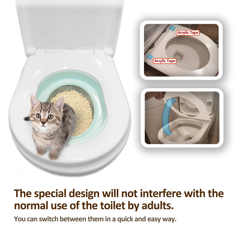 FuzzyMilky Cat Toilet Training Kit The 2nd Generation - Teach Cat to Use Toilet with Catnip Ball (3 Balls) - PawsPlanet Australia