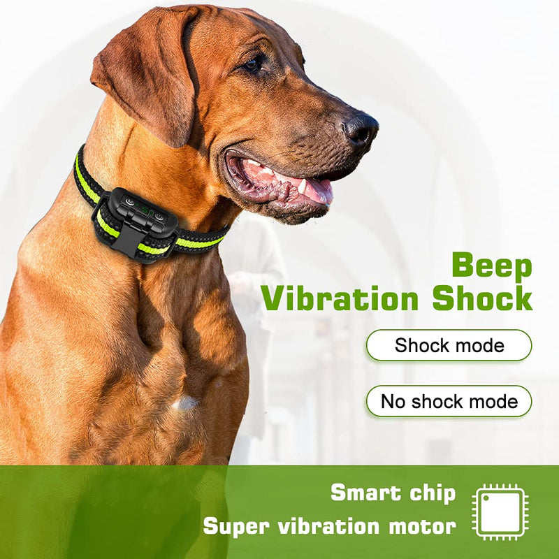 Bark Collar, Rechargeable Dog Barking Control Training Collar with Beep, Vibration and No Harm Shock Bark Collar for Small, Medium, Large Dogs-5 Adjustable Sensitivity and Intensity Levels Black - PawsPlanet Australia