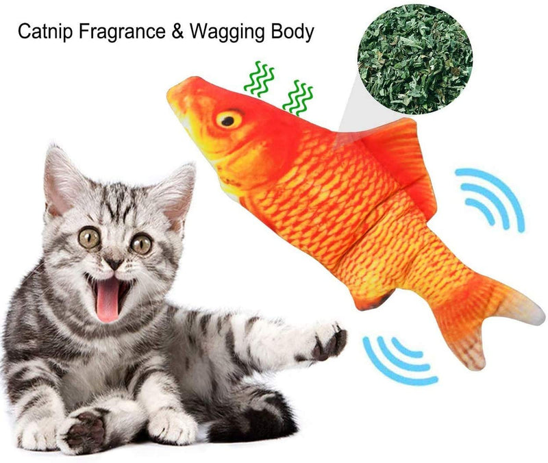 futureyun Electric Dancing Fish Cat Catnip Toy FUN Cat Toy Moving Fish Cat Toy (#1) #1 - PawsPlanet Australia