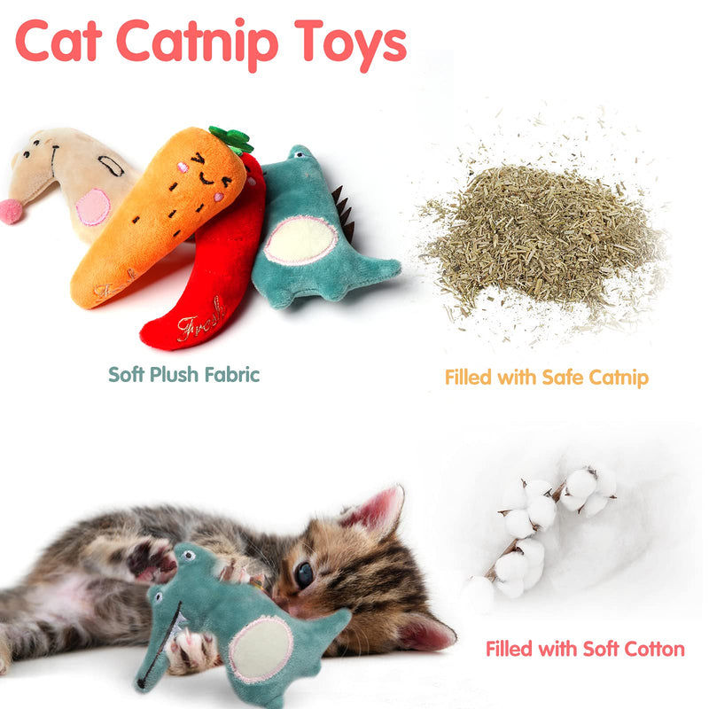 SYEENIFY Cat Toys Kitten Toys Assortments,Cat Feather Toys,Cat Wand Toy,Cat Toys for Indoor Cats Rainbow Print - PawsPlanet Australia