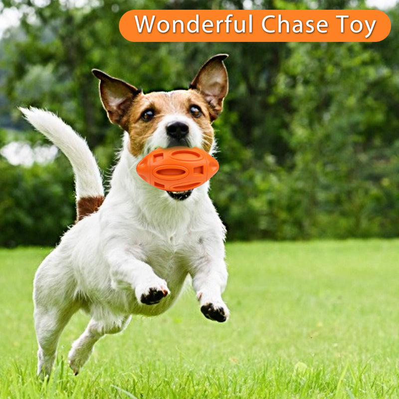G.C Squeaky Dog Chew Toys for Aggressive Chewers Indestructible Tough Rubber Ball Dog Toys Teeth Cleaning for Large and Small Dogs - PawsPlanet Australia