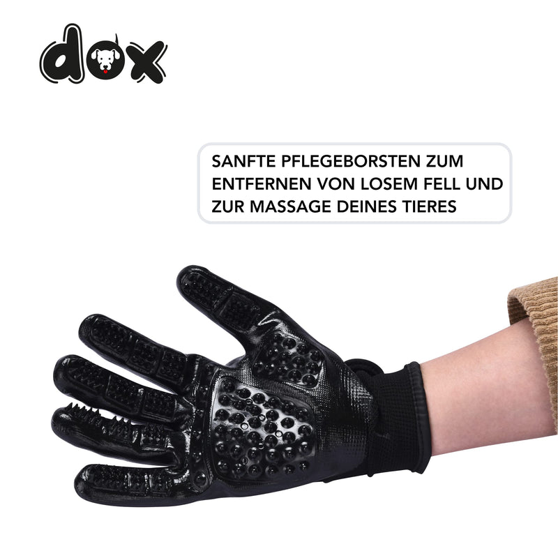 DDOXX Grooming Gloves for Pets - Set of 2 Hair Removal Gloves - Gloves for Animal Grooming & Hair Removal for Cats, Dogs and Horses - Detangling, Bathing and Massaging - PawsPlanet Australia