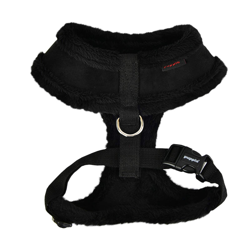 Puppia Terry Harness A/Black/L - PawsPlanet Australia