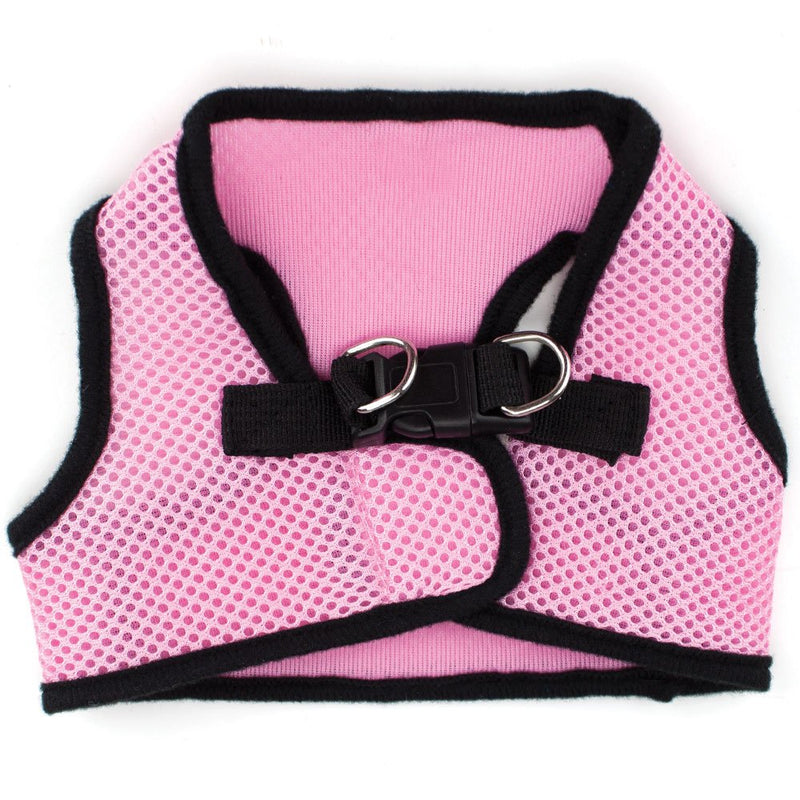 [Australia] - Weebo Pets Soft'n'Safe Adjustable Dog Harness (Pink, XS) 