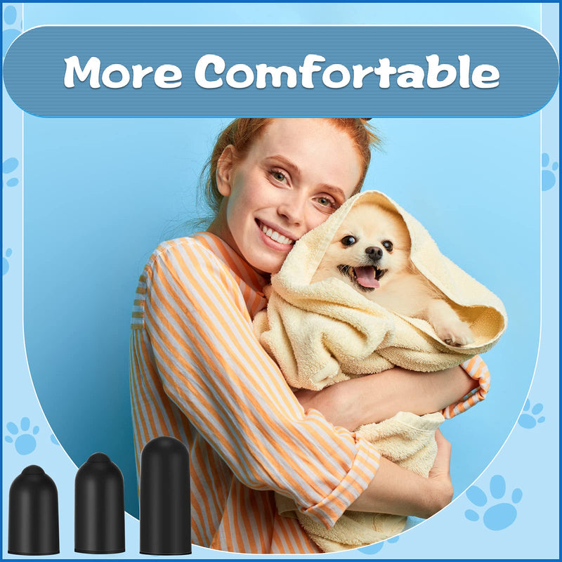 24 Pieces Shock Collar Dog Rubber Tips Training Collar Replacement Parts Dog Prong Collar and Silicone Covers for Training Rubber Dog Shock Collar Prongs or Anti Bark Collars Tool 13 mm,16 mm,20 mm - PawsPlanet Australia