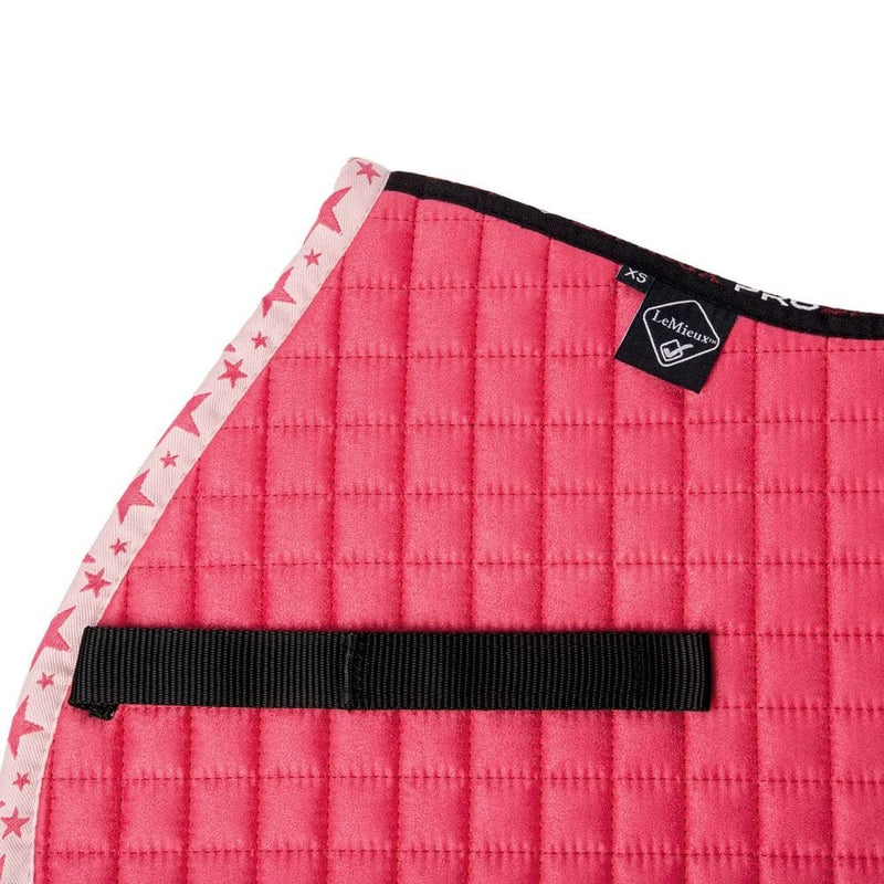 LeMieux Mini Jump Horse Riding Suede Square Saddlepad - Watermelon - PawsPlanet Australia