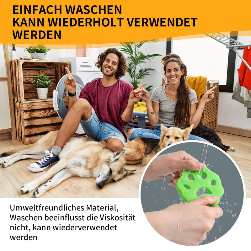 NANQUAN Pet Hair Remover Washing Machine, 4 Pack Laundry Hair Catcher Washing Machine, Cat Hair Remover Washing Machine, Pet Hair Lint Paw for Dog Hair, Cat Fur and All Pets 4 Pack - PawsPlanet Australia