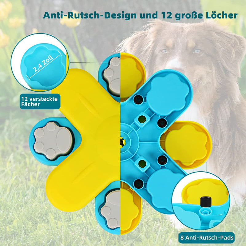 Sulie Tech Dog Toy Intelligence, Dog Toy Indestructible, Food Toy Dogs, Thinking Toy for Small, Medium and Large Dogs, Improve Dog Intelligence, Dog Food Puzzle Feeder - PawsPlanet Australia