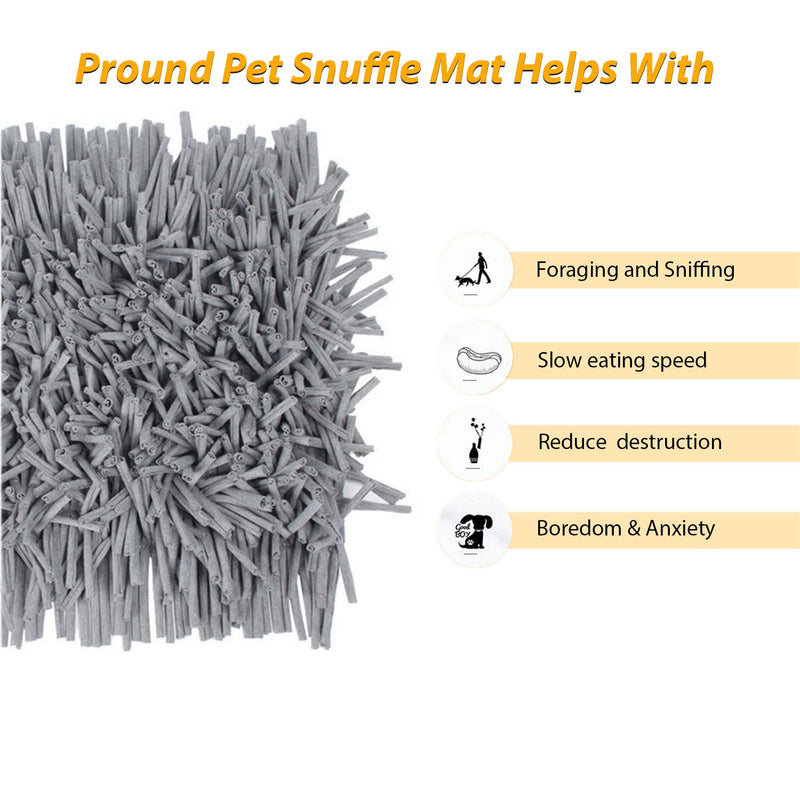 Dog Snuffle Mat Feeding Mat for Dogs Puppy Training Pad Dog Treat Puzzle Feeder Encourages Natural Foraging Skills Perfect for Any Breed(11.8" x 17.5") - PawsPlanet Australia