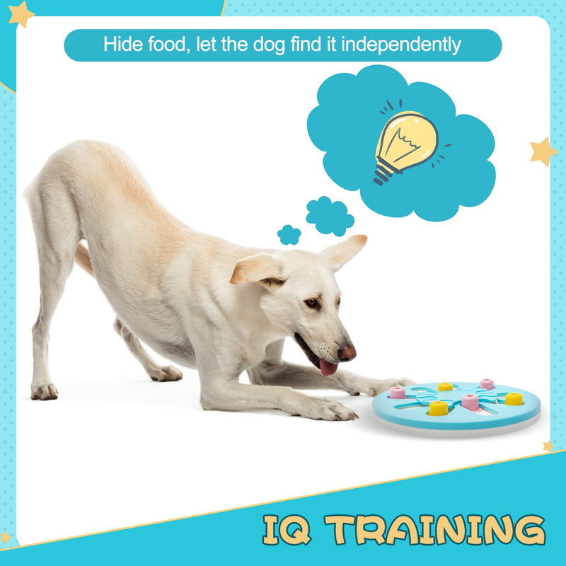 Dog Slow Feeders Puzzle Toy - IQ Training Toy Box for Puppies, Anti-Slip Pet Interactive Slow Feeder, Doggies Treat Dispensing for Health - PawsPlanet Australia