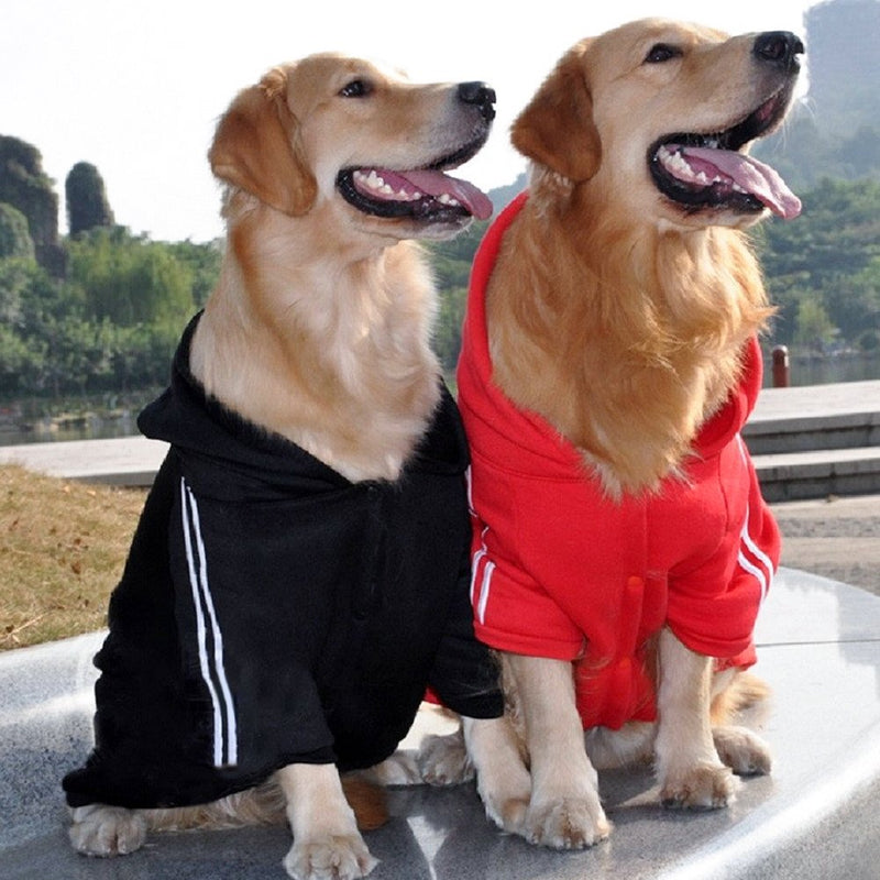 Kailian Big Dog Clothes for Large Dog Hoodies for Large Dog Coats Sweaters for Medium to Large Dogs 5X-Large Black - PawsPlanet Australia