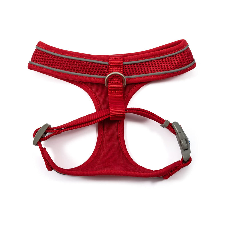 Ancol Viva Lightweight Breathable Comfort Mesh Dog Harness Red Size Small (Fits Girth 34-45 cm) - PawsPlanet Australia