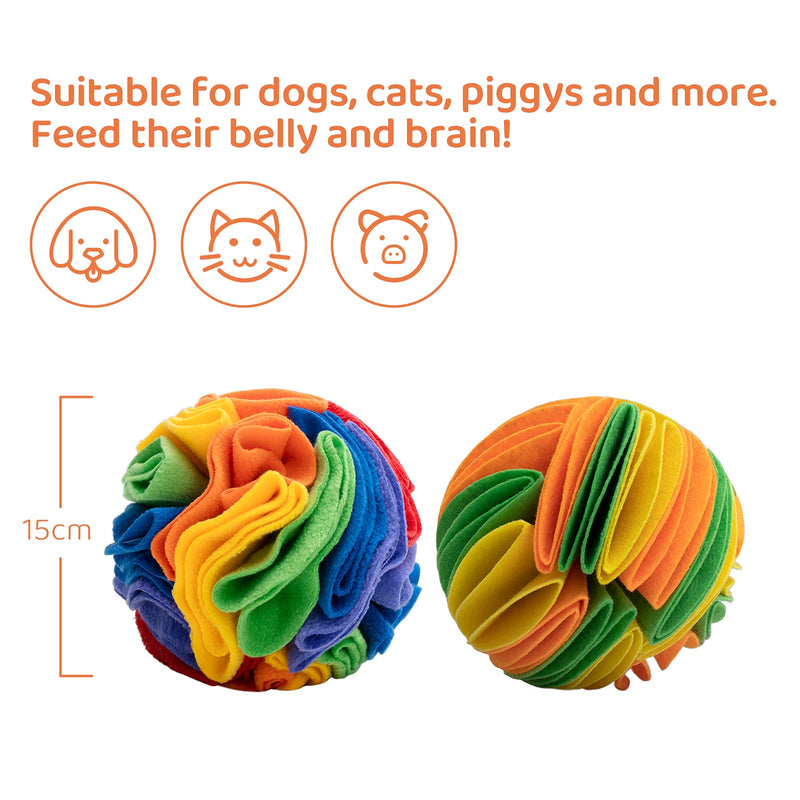 Mollybox Dog Toys, Snuffle Mat Snuffle Ball for Dog Training, Stress Relief Interactive Dog Toy for Feeding, Dog Puzzle Enrichment Toys Intro - PawsPlanet Australia