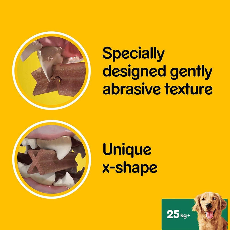 Pedigree DentaStix - Daily Dental Chews For Large Dogs 25 kg+, 70 Sticks 7 Count (Pack of 10) - PawsPlanet Australia