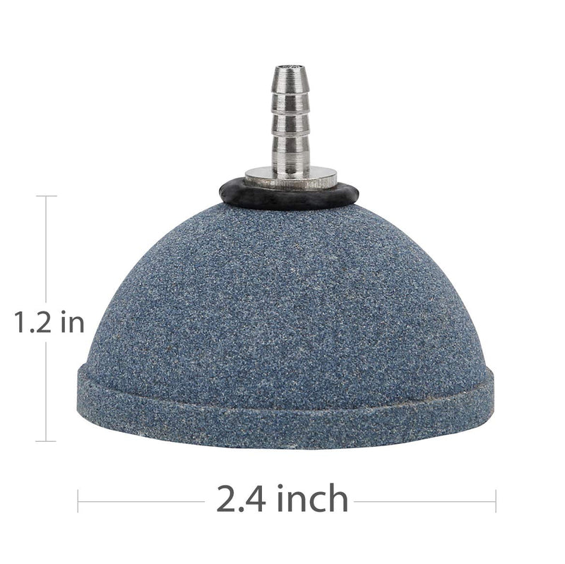 [Australia] - Pawfly 2.4 Inch Air Stone Bubble Mineral Ball Shaped Airstones Diffuser for Aquarium Fish Tank Hydroponics Pump 1 Pack 