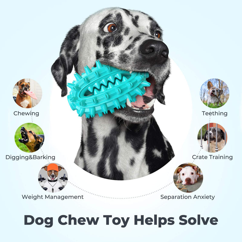 HESLAND Dog Chew Toys for Aggressive Chewers Large Breed, Indestructible Tough Dog Toothbrush Stick Toy for Medium Large Dogs Dental Care Teeth Cleaning - PawsPlanet Australia