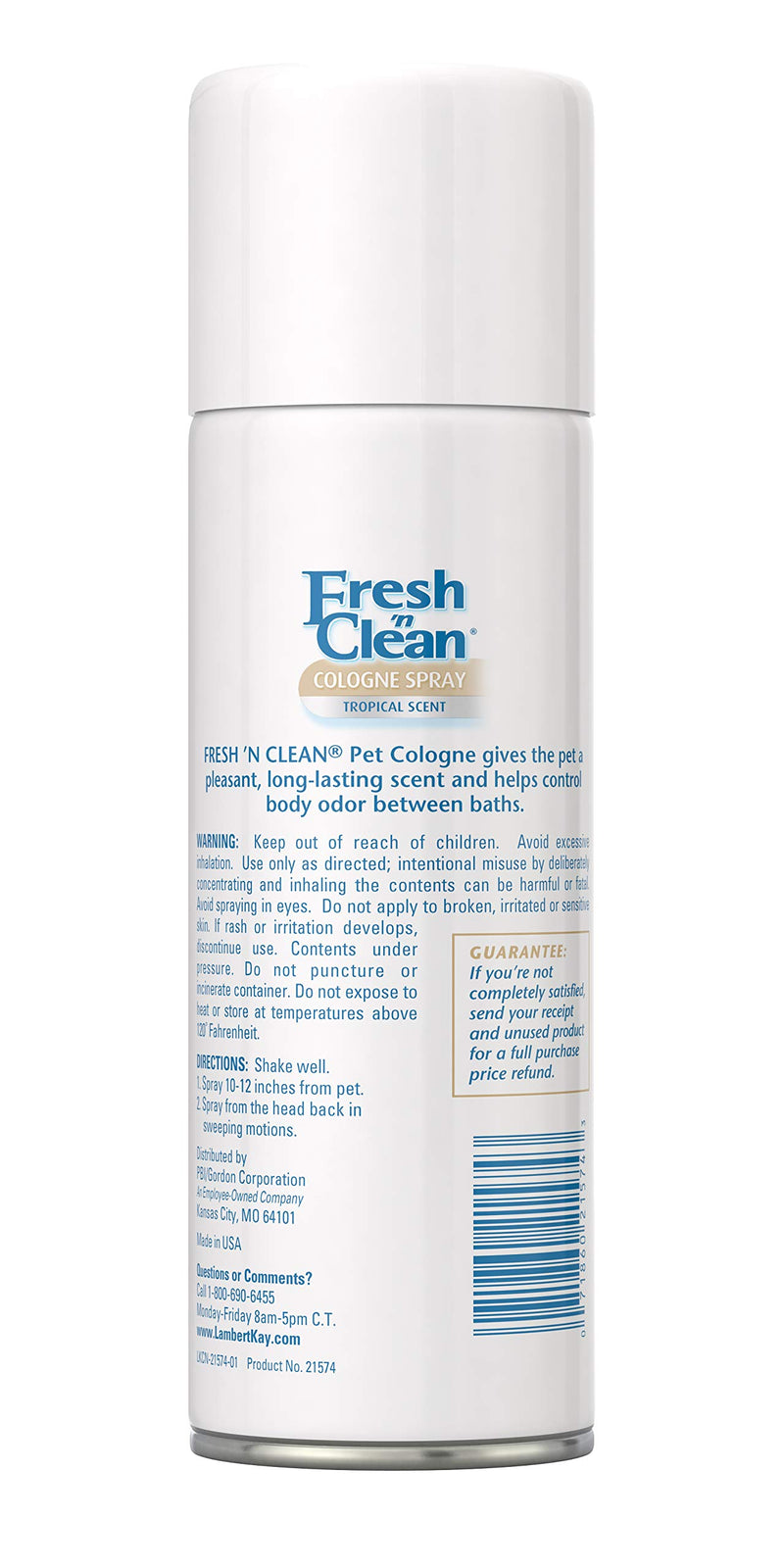 PetAg Fresh 'n Clean Fresh 'n Clean Cologne Spray Tropical Scent - PawsPlanet Australia