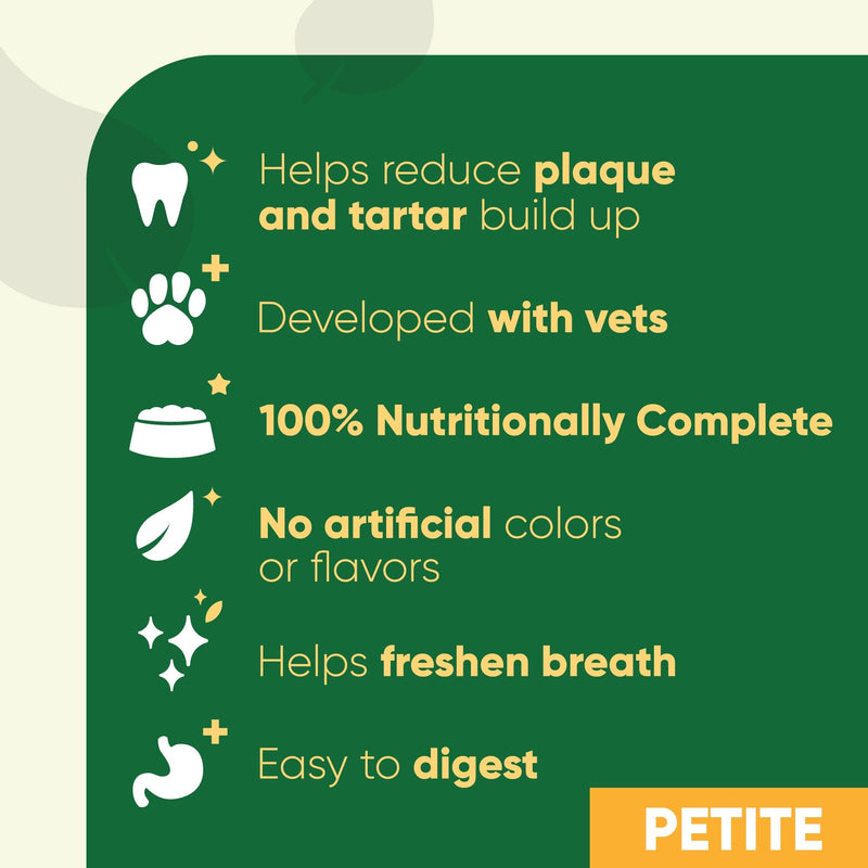 Greenies Daily Original Petite Dog Treats (from 8-11 kg)  The Smart Dental Treat - 3 x 170 g - 30 Chews 3x170g - PawsPlanet Australia