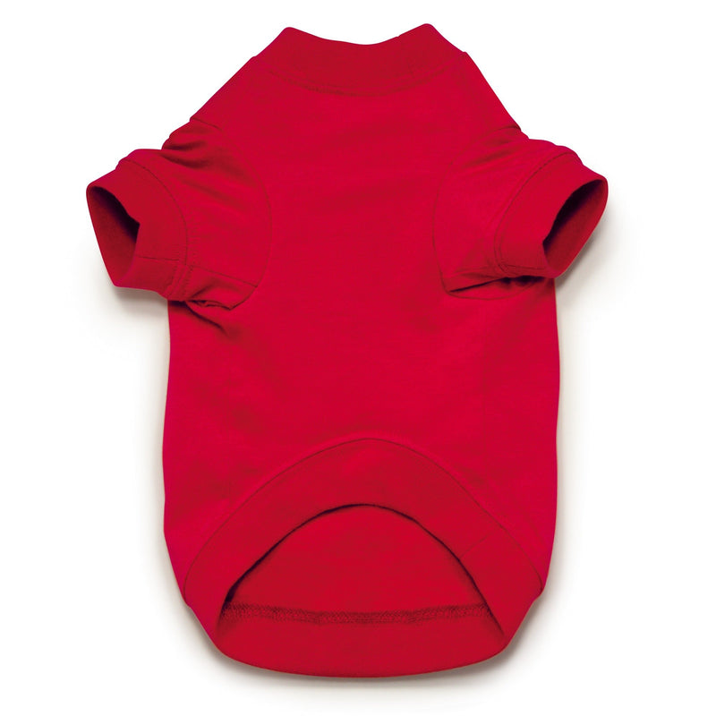 [Australia] - Zack & Zoey Basic Tee Shirt for Dog,s 14" Small/Medium, Red 