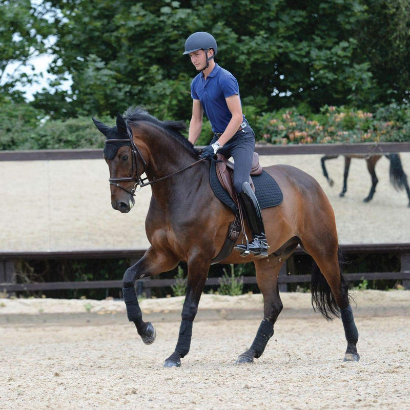 Weatherbeeta Prime Durable Showing Horse Riding Competition New Jump Saddle Pad Black Full - PawsPlanet Australia