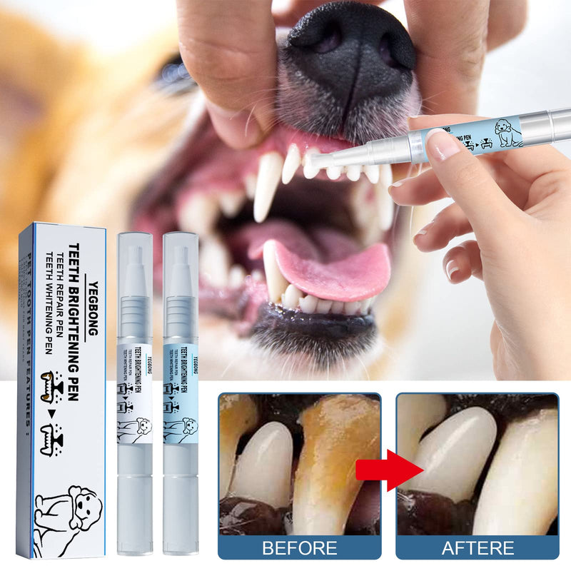 Utapossin Teeth Cleaning Pen for Dogs and Cats, Pet Teeth Whitening Pen, Teeth Whitening Pen for Pets, Dental Care, Pet Teeth Cleaning Pen for Dental Care White - PawsPlanet Australia