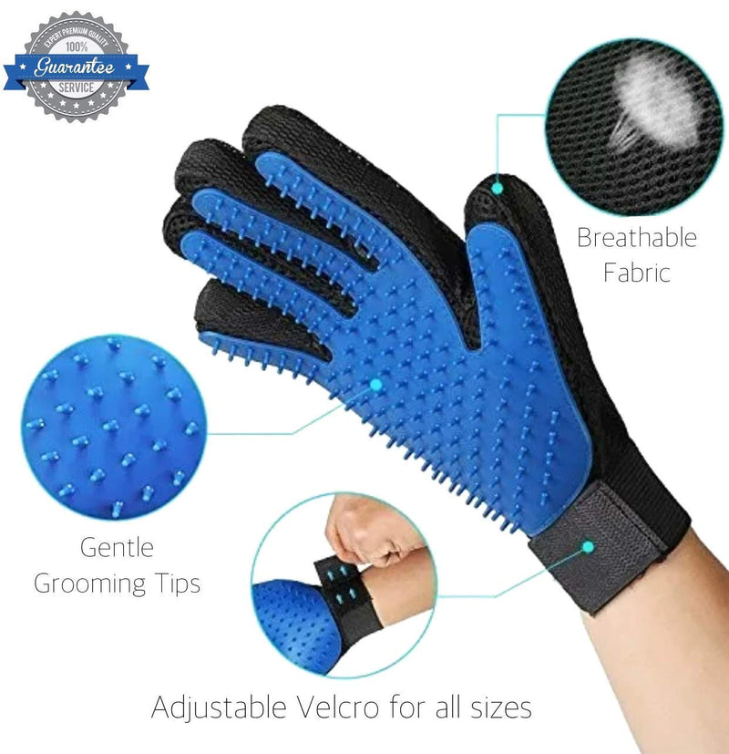 [Australia] - TOGS Premium Dog Grooming Glove for Shedding Pets | Massaging Fur Glove | Perfect Pet Hair Removal Mitt | Right Hand 