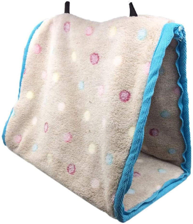 Acidea Budgie Bed Bird Snuggle Hut Bird Warm Hut Winter Warm Bird Nest House Perch for Parrot Macaw African Grey Parakeet (L) - PawsPlanet Australia