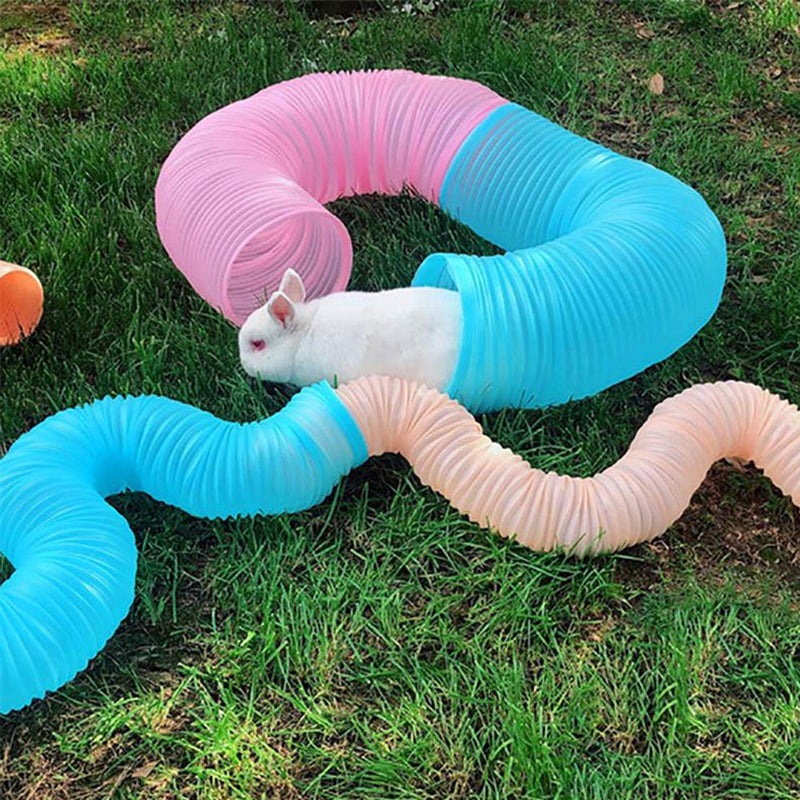 ASOCEA Small Pet Fun Tunnel Hamster Interactive Tube Toy Guinea Pigs Collapsible Tunnel Hideout for Small Rabbits Ferrets Chinchillas Rats and Other Small Animals Training Hiding - PawsPlanet Australia