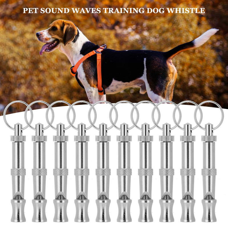 Pet Stainless Steel Whistle Supplies Adjustable Dog Whistle Pet Whistle, Adjustable Dog Whistle, Trainer Sound Waves Stainless Steel Pet Supplies Puppy for Pet - PawsPlanet Australia