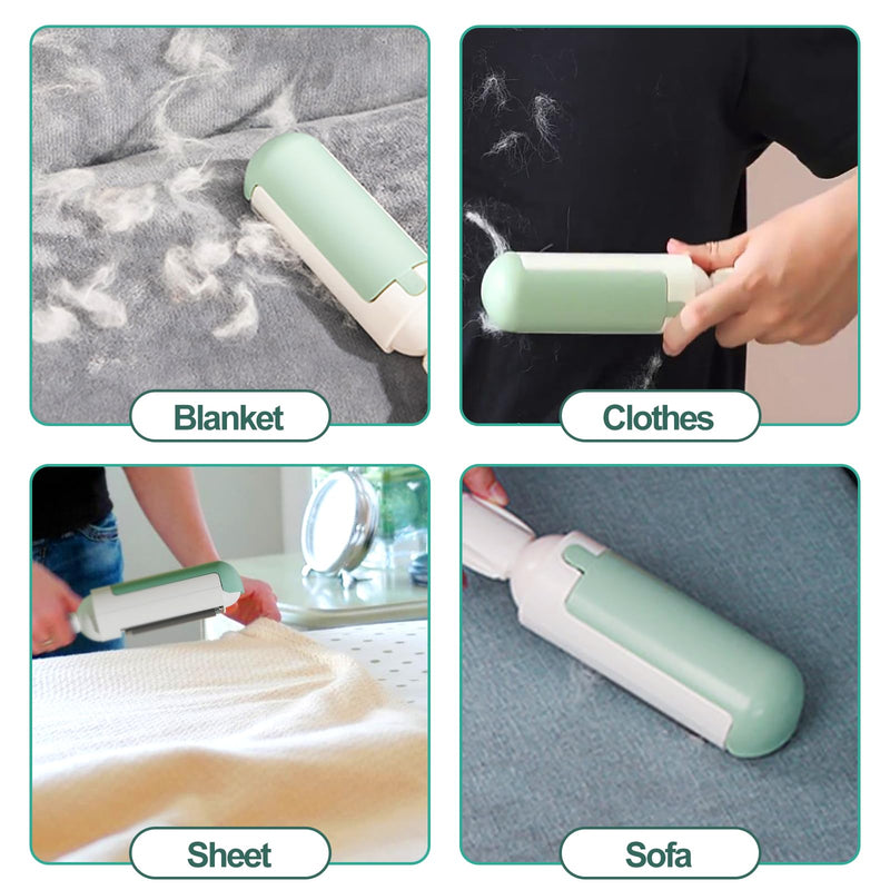 Redamancy Lint Roller, Reusable Lint Roller, Pet Hair Removal for Cat Hair and Dog Hair, for Sofa, Car, Bed, Clothes (White) - PawsPlanet Australia