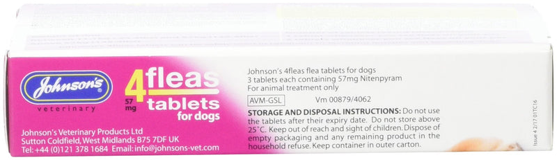 Johnsons Veterinary Products 19-0295 Tablets for Dogs Treatment, Large, Pack of 3 - PawsPlanet Australia