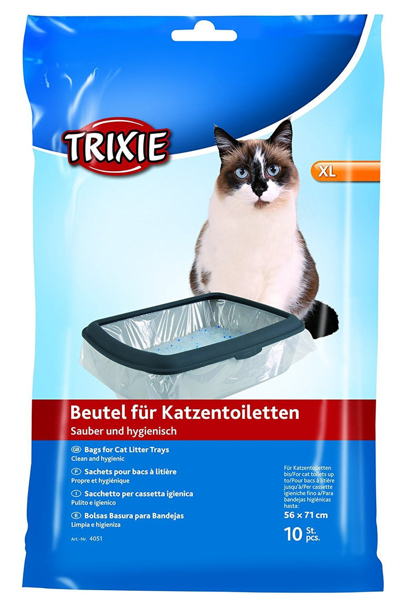 Trixie 10 Piece Cat Litter Tray Bags, X-Large Single Pack (10 Bags) - PawsPlanet Australia