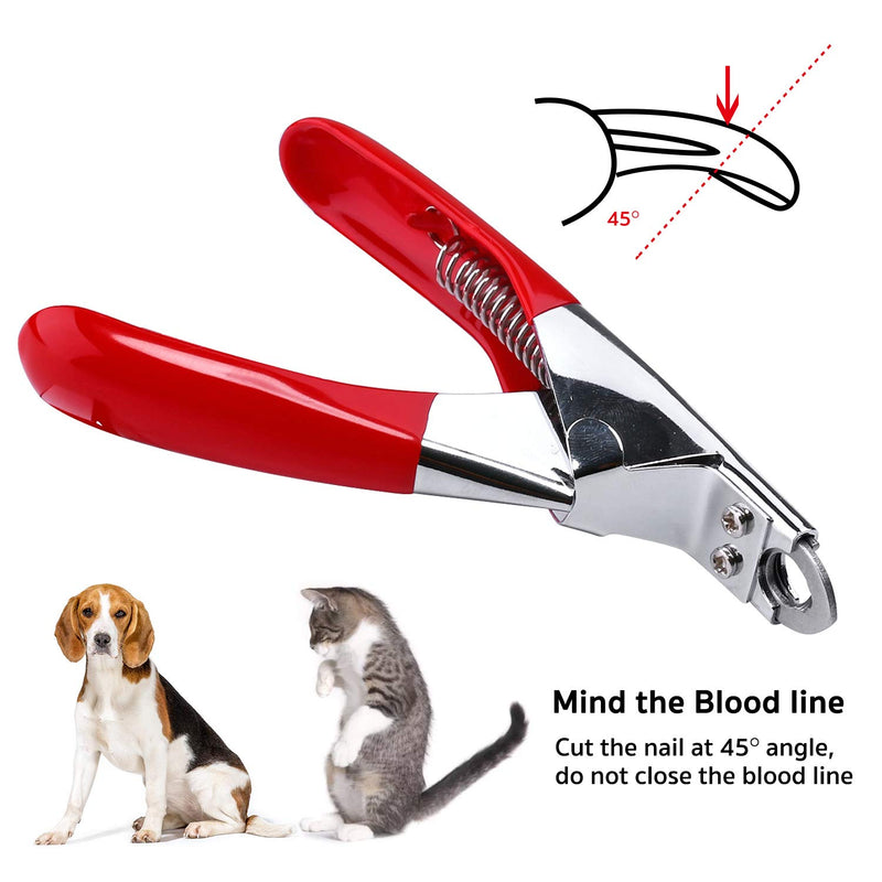 [Australia] - Pettom Cat Nail Clippers Professional Stainless Steel Pet Toes Cutter Scissor Dog Claw Trimmer Grooming Tool for Small Medium Dogs Cats 