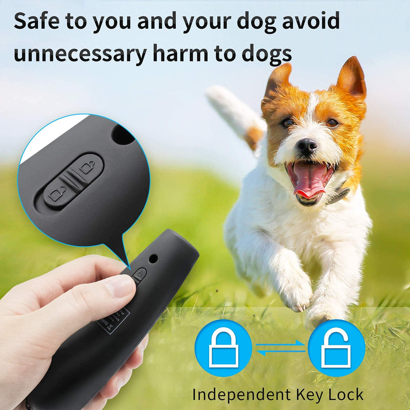 NLUS Dog Barking Deterrent Devices, Rechargeable Ultrasonic Dog Bark Deterrent 3 Frequency No Bark Control Devices 16.5 Ft Range Dog Whistles That Makes Dogs Stop Barking - PawsPlanet Australia