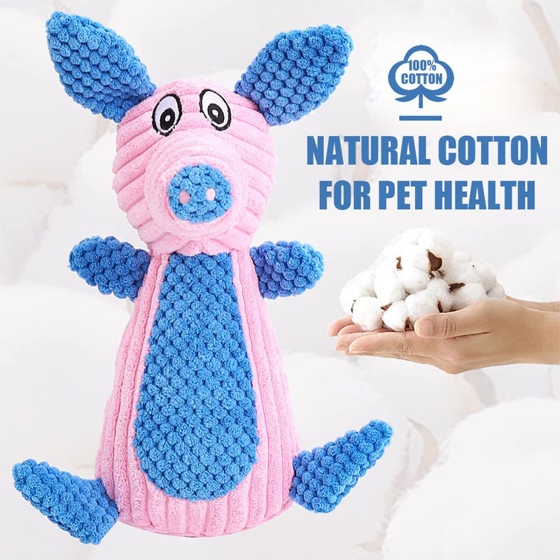 Pig Soft Dog Toys for Small Medium Dogs Squeaky Dog Toys Plush Puppy Toy - PawsPlanet Australia