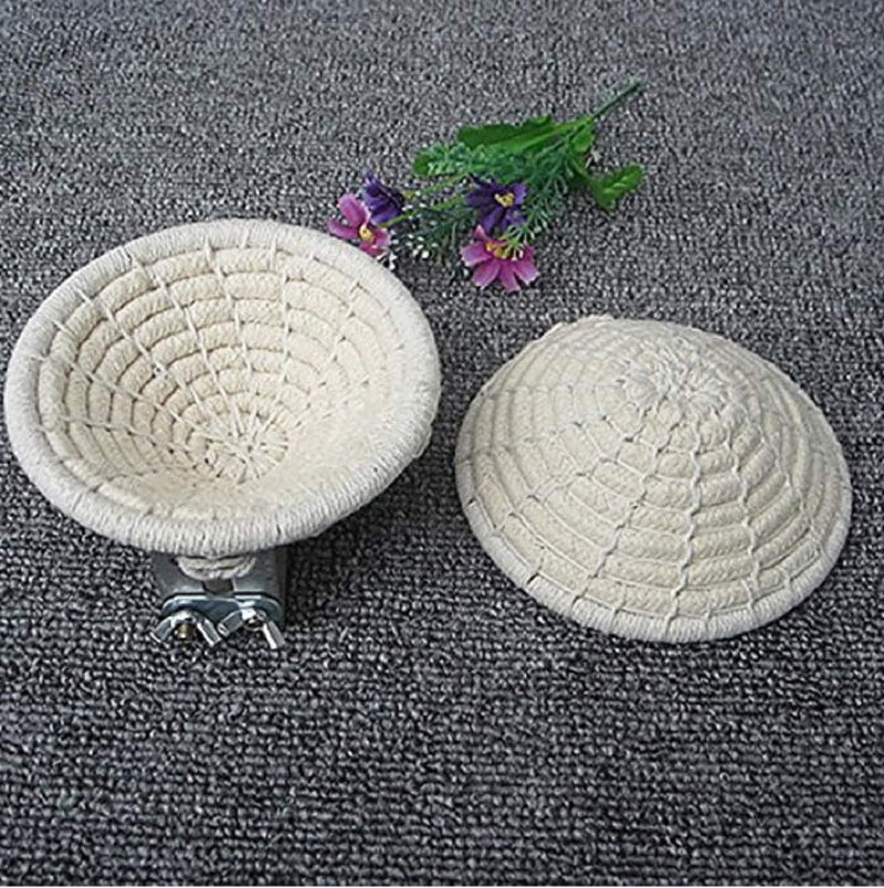 zmgmsmh Handmade Cotton Rope Bird Breeding Nest Bed for Budgie Parakeet Cockatiel Parakeet Conure Canary Finch Lovebird and Small Parrot Cage Hatching Nesting Box - PawsPlanet Australia