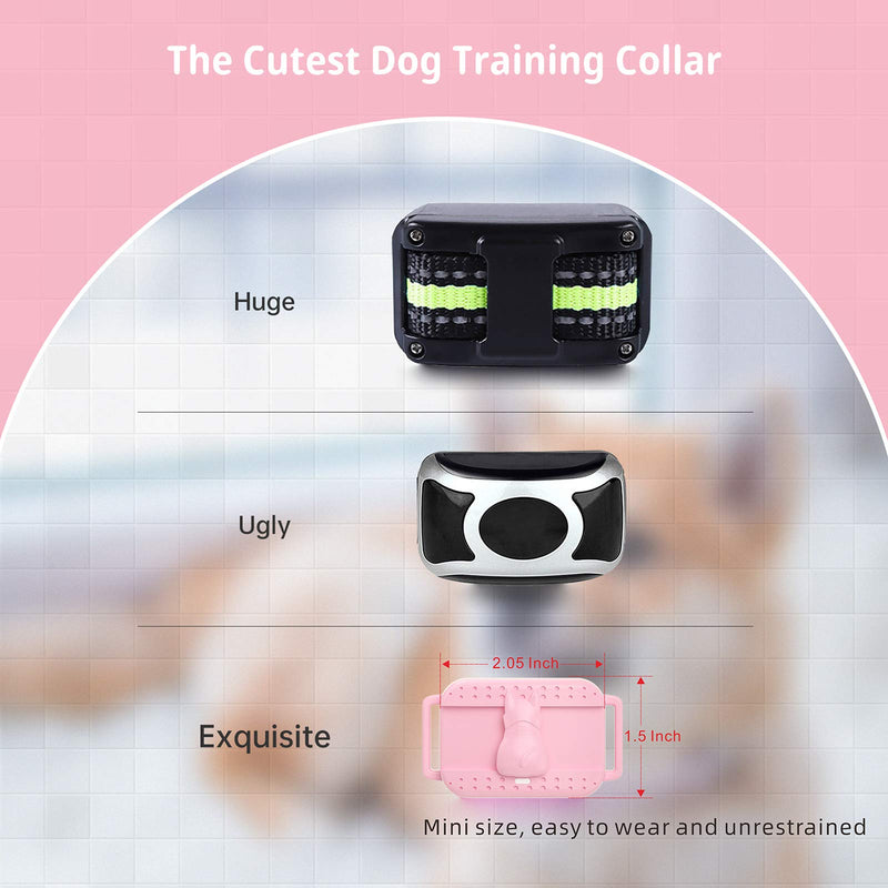 Pedono Dog Training Collar Rechargeable Dog Shock Collar with Remote, 3 Training Modes Beep Vibration and Shock, IPX7 Waterproof, 1200ft Long Remote Range, Adjustable Collars for Dogs with Remote - PawsPlanet Australia