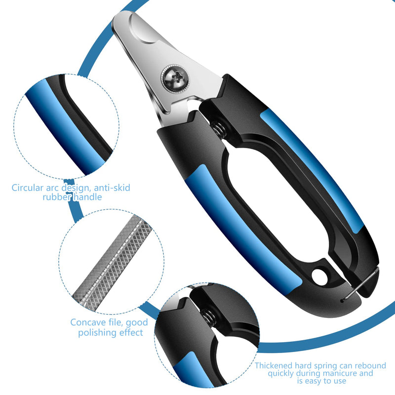 Yilisclothing Claw Scissors for Dogs, Pets Nail Clippers Claw Scissors for Cats Claw Clippers Claw Care Cutter with Nail File for Pets, Claw Care for Small Animals, 12.3 * 4.3cm - PawsPlanet Australia